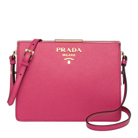 prada cow leather pink handbag|authentic prada leather handbags.